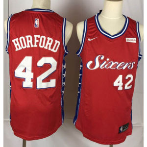 NBA Philadelphia 76ers 42 Al Horford Red Nike Men Jersey