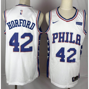 NBA Philadelphia 76ers 42 Al Horford White Nike Men Jersey