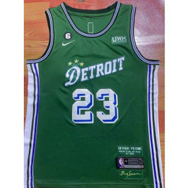 NBA Piston 23 Ivey Green Nike Men Jersey