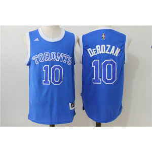 NBA Raptors 10 DeMar DeRozan Light Blue Men Jersey