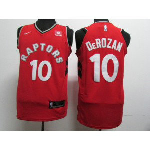 NBA Raptors 10 DeMar DeRozan Red Nike Men Jersey