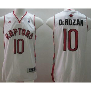NBA Raptors 10 DeMar DeRozan White Revolution 30 Men Jersey 1