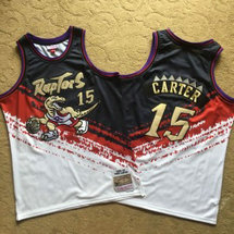 NBA Raptors 15 Vince Carter Multi Color 1998-99 Hardwood Classics Independent Men Jersey