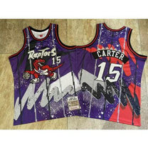 NBA Raptors 15 Vince Carter Purple New Men Jersey