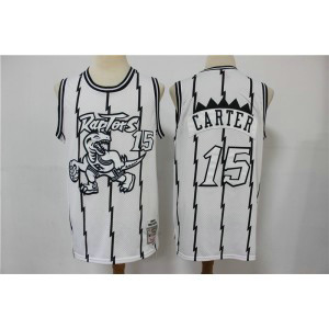 NBA Raptors 15 Vince Carter White Men Jersey