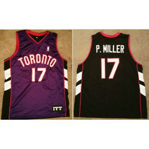 NBA Raptors 17 P. Miller Purple Nike Men Jersey