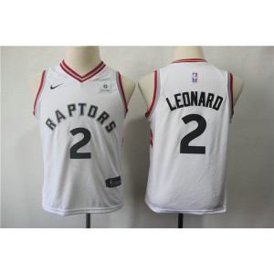 NBA Raptors 2 Kawhi Leonard White Nike Swingman Youth Jersey