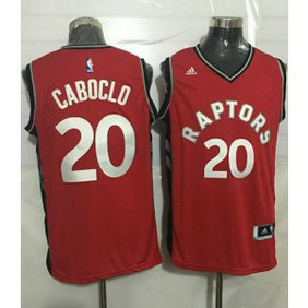 NBA Raptors 20 Bruno Caboclo Red Men Jersey