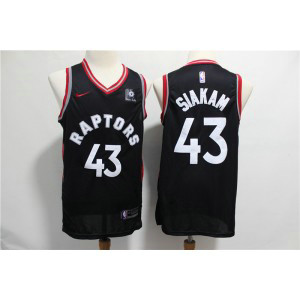 NBA Raptors 43 Pascal Siakam Black Nike Swingman Men Jersey With Logo