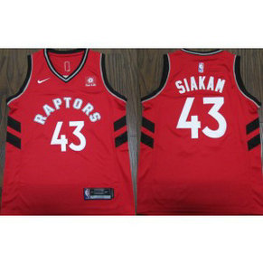 NBA Raptors 43 Pascal Siakam Red Nike Men Jersey