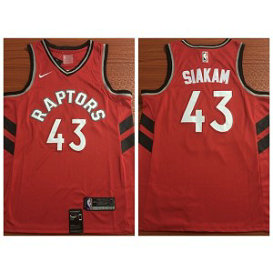 NBA Raptors 43 Pascal Siakam Red Nike Swingman Men Jersey