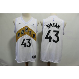 NBA Raptors 43 Pascal Siakam White Cit Edition Nike Men Jersey With Logo
