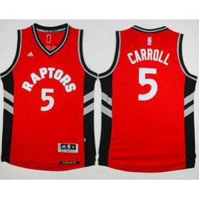 NBA Raptors 5 DeMarre Carroll Red Men Jersey