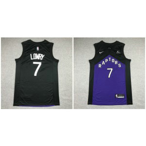 NBA Raptors 7 Kyle Lowry Black New Nike Men Jersey