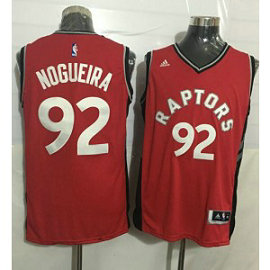 NBA Raptors 92 Lucas Nogueira Red Men Jersey