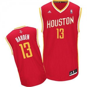 NBA Rockets 13 James Harden Red Revolution 30 Men Jersey