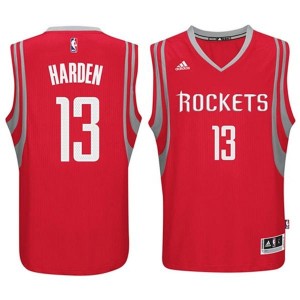 NBA Rockets 13 James Harden Red Road Revolution 30 Men Jersey