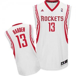 NBA Rockets 13 James Harden White Home Revolution 30 Men Jersey