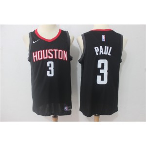 NBA Rockets 3 Chris Paul Black Nike Swingman Men Jersey
