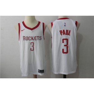 NBA Rockets 3 Chris Paul White Nike Men Jersey