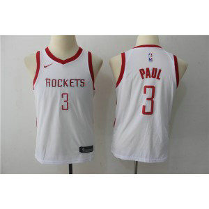 NBA Rockets 3 Chris Paul White Nike Swingman Youth Jersey