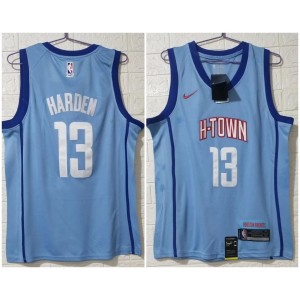 NBA Rockets 3 James Harden Blue 2020_21 City Edition Men Jersey