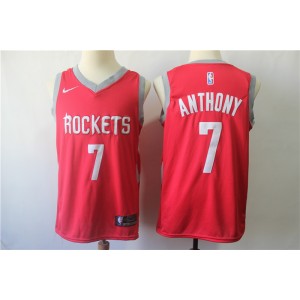 NBA Rockets 7 Carmelo Anthony 7 Red Nike Men Jersey
