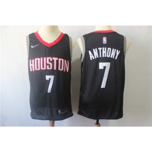 NBA Rockets 7 Carmelo Anthony Black Nike Swingman Men Jersey