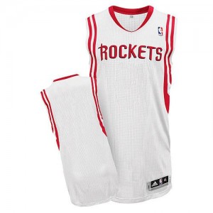 NBA Rockets Blank White Home Revolution 30 Men Jersey