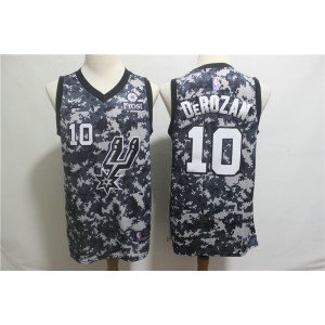 NBA Spurs 10 DeMar DeRozan Camo 2018-19 City Edition Nike Men Jersey