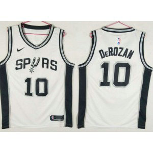 NBA Spurs 10 DeMar DeRozan White Nike Swingman Men Jersey