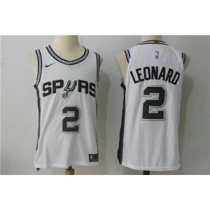 NBA Spurs 2 Kawhi Leonard White Nike Men Jersey