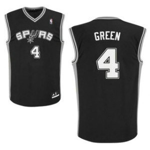 NBA Spurs 4 Danny Green Black Men Jersey