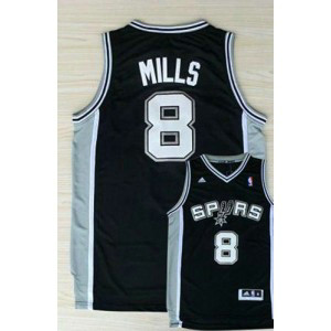 NBA Spurs 8 Patty Mills Black Revolution 30 Men Jersey
