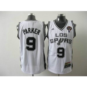 NBA Spurs 9 Tony Parker White Latin Nights Men Jerseys