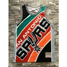 NBA Spurs Mitchell & Ness Big Face Men Jersey