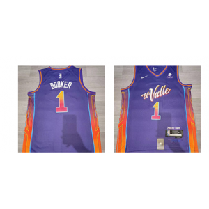 NBA Suns 1 Booker Purple 2024 City Nike Men Jersey