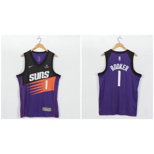 NBA Suns 1 Devin Booker 2022 New Nike Men Jersey