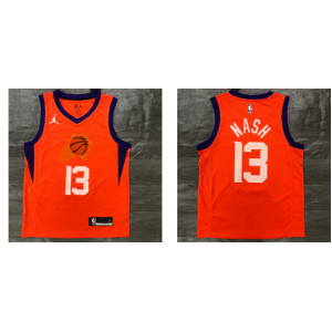 NBA Suns 13 Steve Nash Orange Jordan Men Jersey