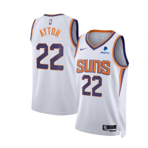 NBA Suns 22 Deandre Ayton White Nike Men Jersey