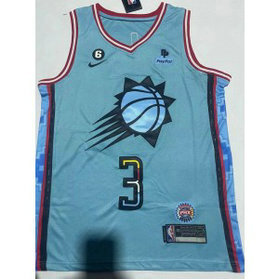 NBA Suns 3 Paul Blue Nike Men Jersey