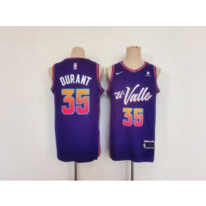 NBA Suns 35 Kevin Durant 2023-24 City Purple Nike Men Jersey
