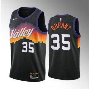 NBA Suns 35 Kevin Durant Black 2022-23 City Nike Men Jersey