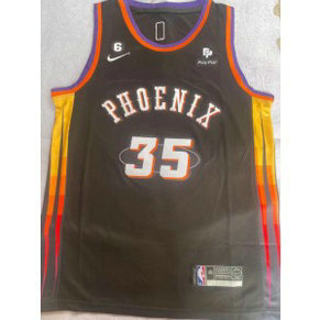 NBA Suns 35 Kevin Durant Black Nike Men Jersey