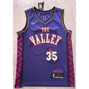NBA Suns 35 Kevin Durant Purple 2024 City Nike Men Jersey