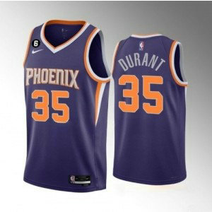 NBA Suns 35 Kevin Durant Purple New Nike Men Jersey