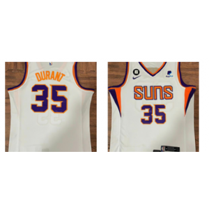 NBA Suns 35 Kevin Durant White Nike Men Jersey