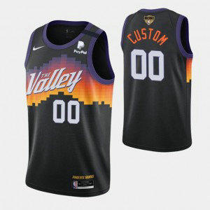 NBA Suns Customized 2021 Finals Black City Edition Nike Men Jersey