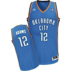 NBA Thunder 12 Steven Adams Blue Revolution 30 Men Jersey