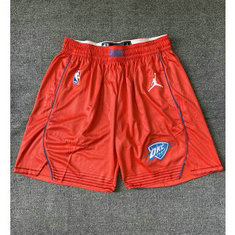 NBA Thunders Red Shorts